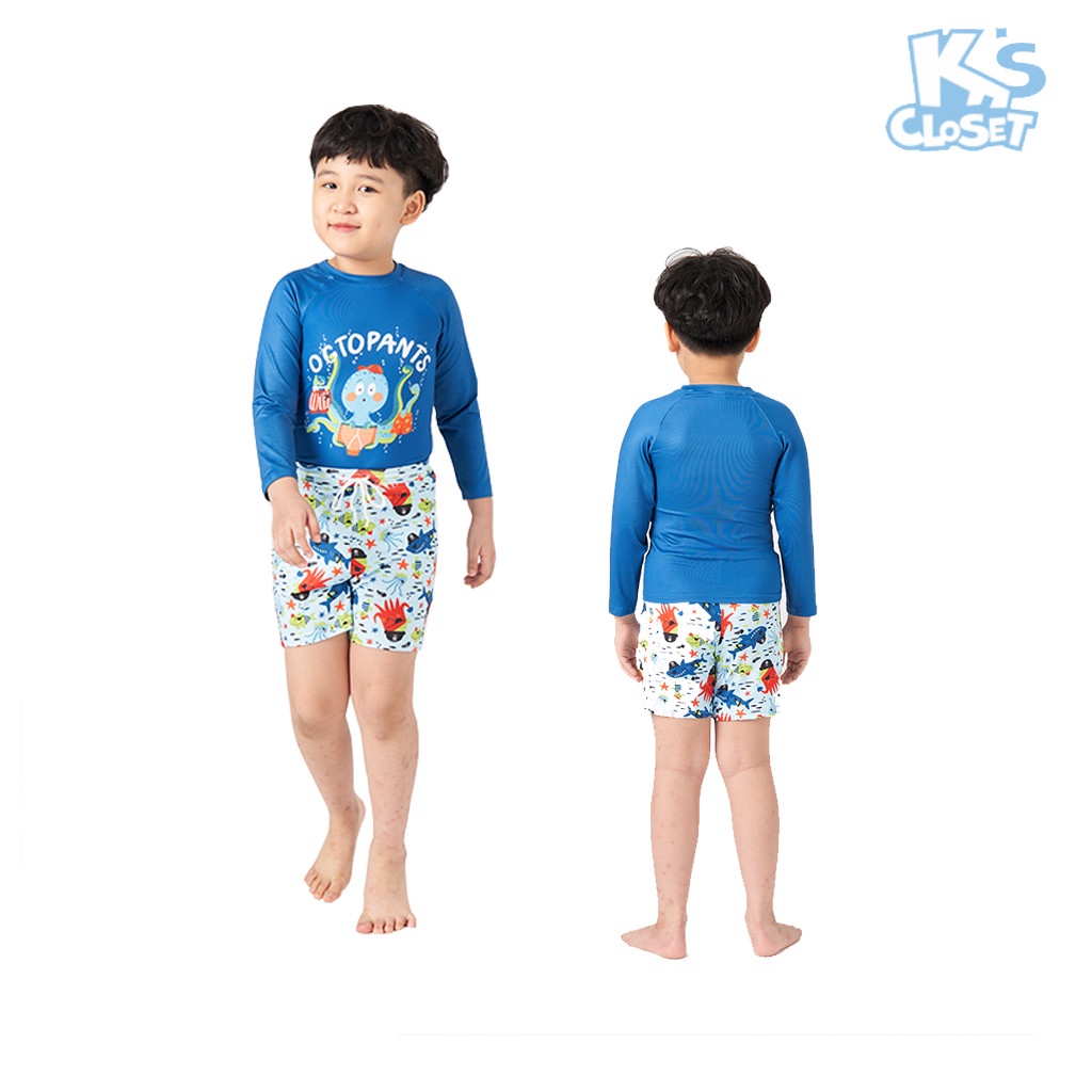 Bộ Đồ Bơi Cho Bé Trai K'S CLOSET (2 - 10 Tuổi) KT107THS / KT119THS / KT47TWS / KT51TWS / KT61TWS