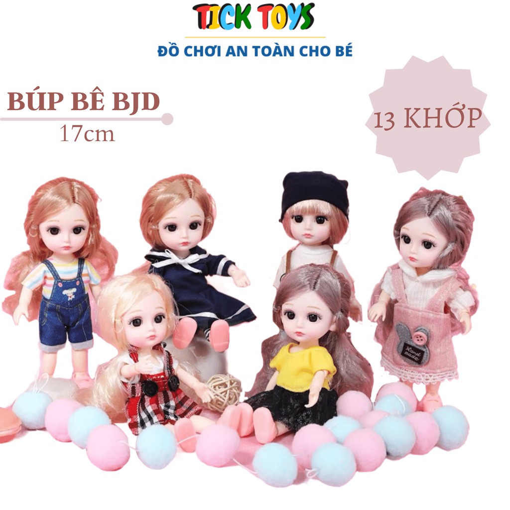 Búp Bê BJD Mắt 3D Có Khớp - Búp Bê Hàn Quốc 13 Khớp