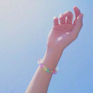 Vòng tay mắt xích trong suốt loại nhỏ
