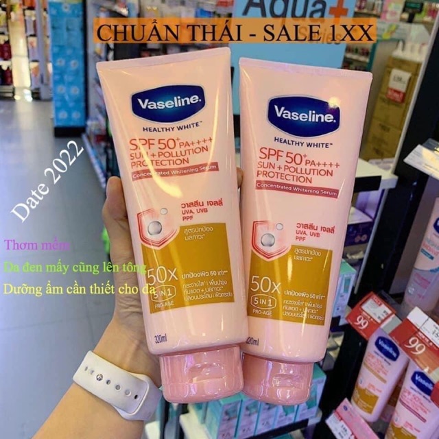 Kem chống nắng sưỡng thể vaseline