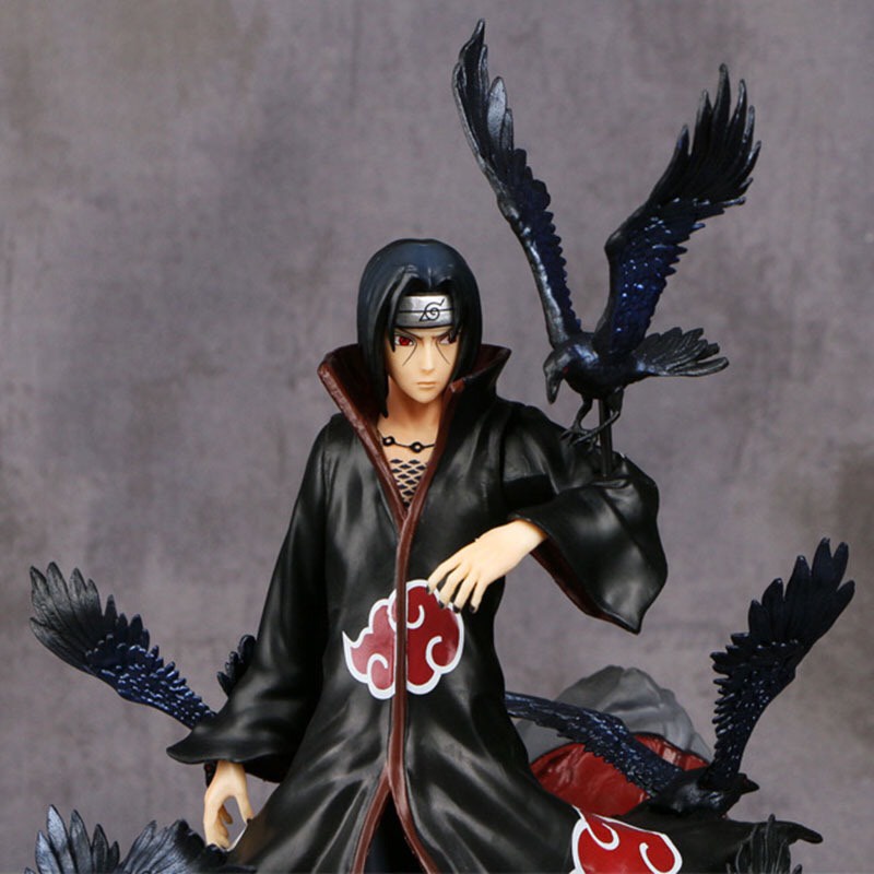 [ Freeship + Hàng Có Sẵn] Mô Hình Uchiha Itachi quạ đen 28cm tổ chức Akatsuki Mô Hình Naruto