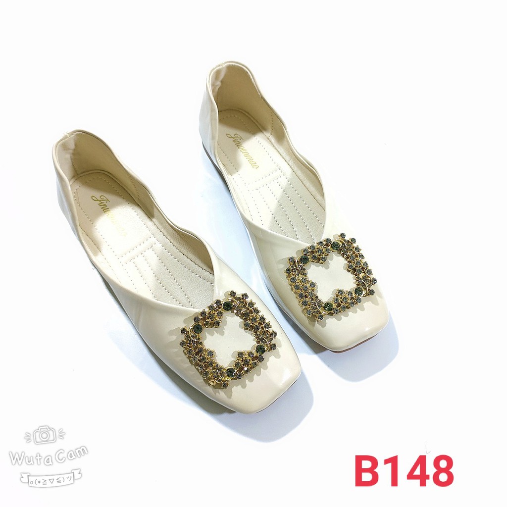 GIÀY BÚP BÊ SIZE 39 GIÀY BÚP BÊ TIỂU THƯ DA BÓNG / giày bệt / giày búp bê nữ vải dạ thắt nơ cực xinh