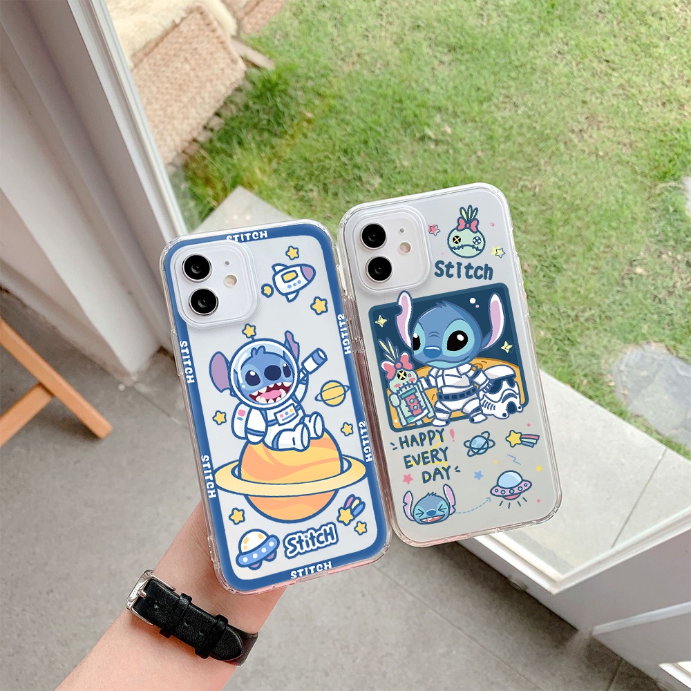 Ốp Điện Thoại Tpu Mềm Chống Sốc In Hình Stitch Disney Cho iPhone 11 12 13 pro max XS X XR XSMax 7 8 6 6s plus SE 2020