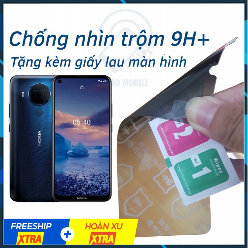 Dán chống nhìn trộm Nokia 5.4 - Dán cường lực dẻo nano