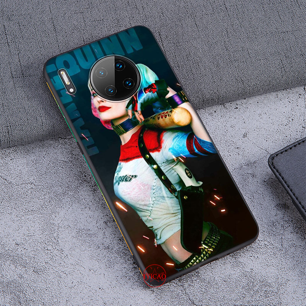 Ốp Lưng Silicone Họa Tiết Phim Harley Quinn Joker Cho Huawei P40 Pro Max Nova 3i 5i 4e 3 4 5t 7 Rba37