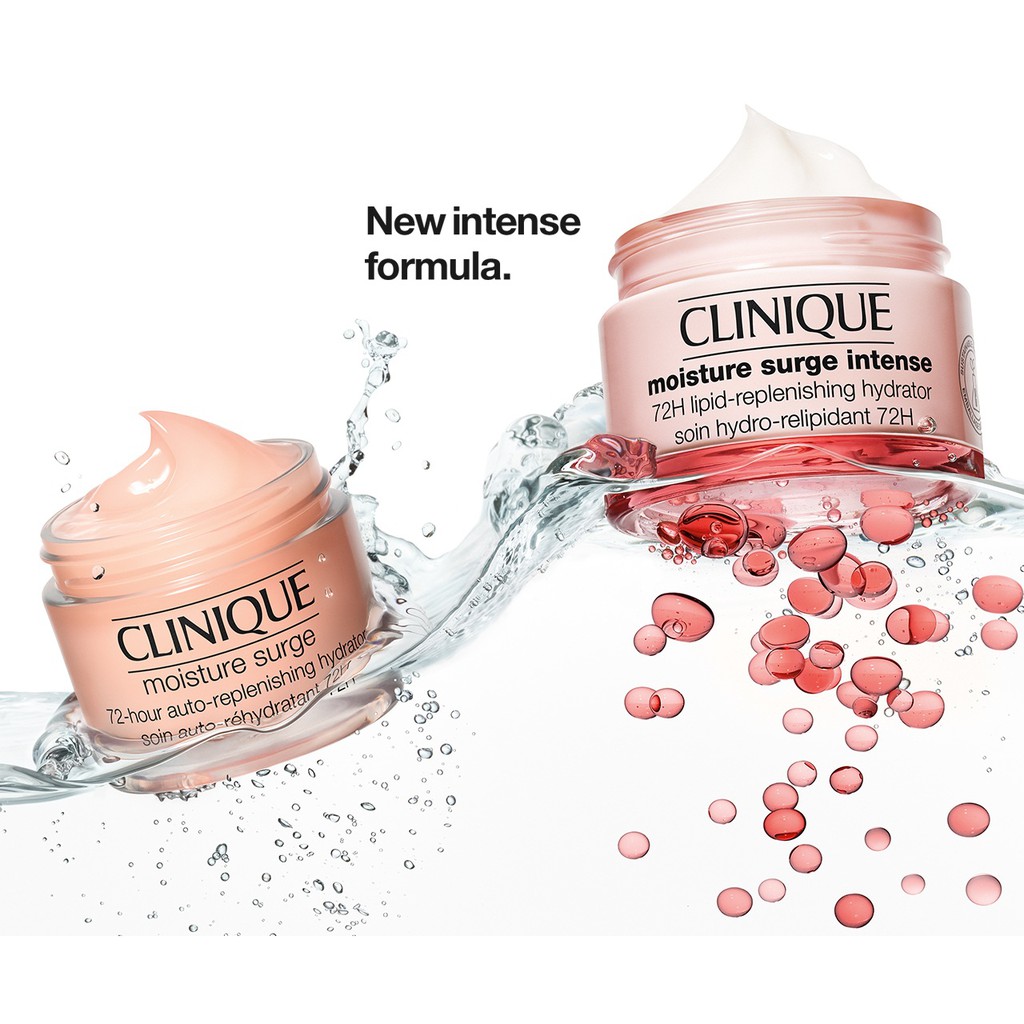 CLINIQUE  Kem dưỡng ẩm Moisture Surge™ 100-Hour Auto-Replenishing /  Intense 72H Lipid-Replenishing Hydrator