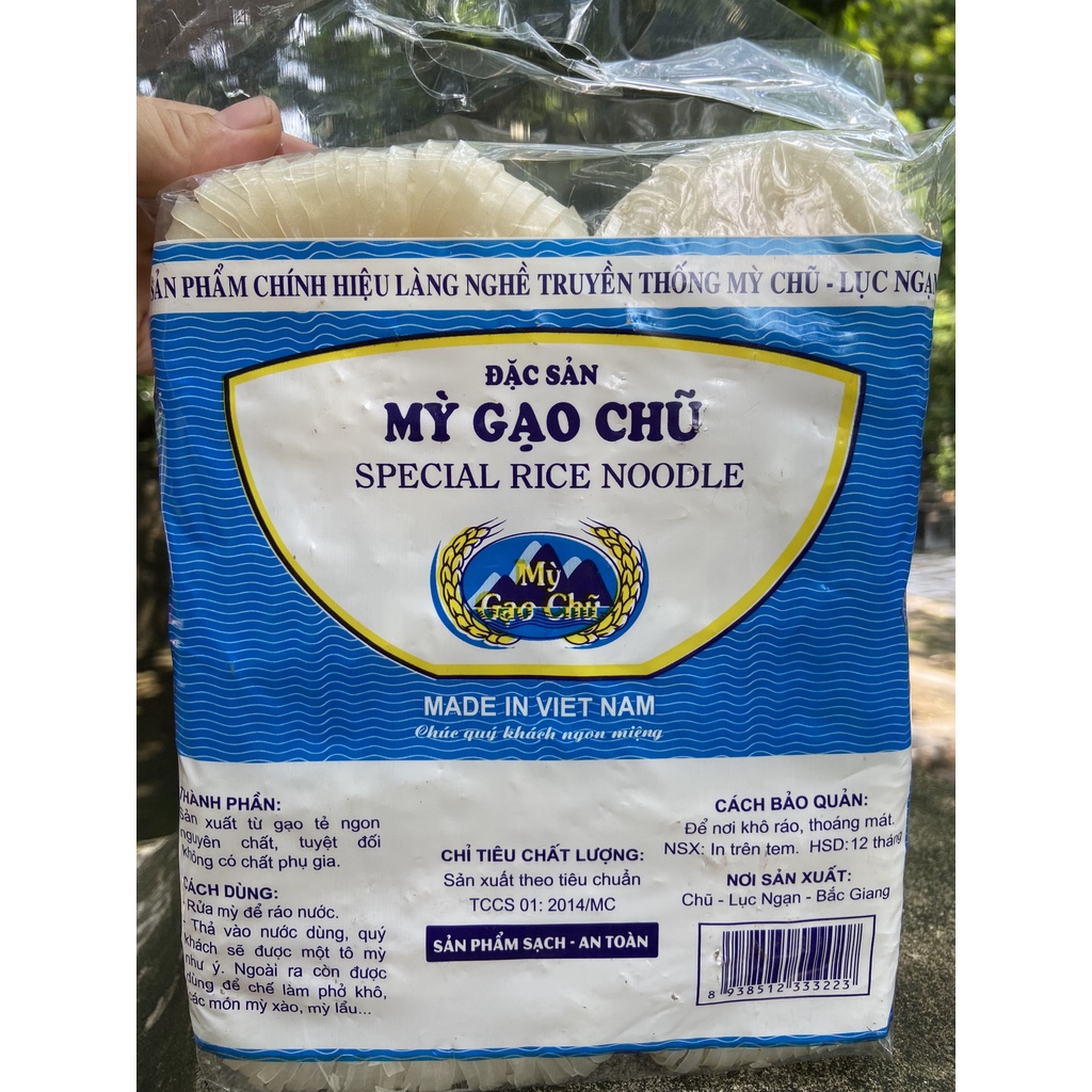 MỲ GẠO CHŨ BẮC GIANG 650G