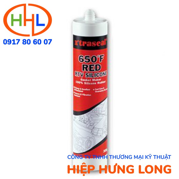 Keo Silicone Tạo Gioăng Thay Thế Ron Chịu Nhiệt Độ Cao X'traseal RTV 650°F 750°F