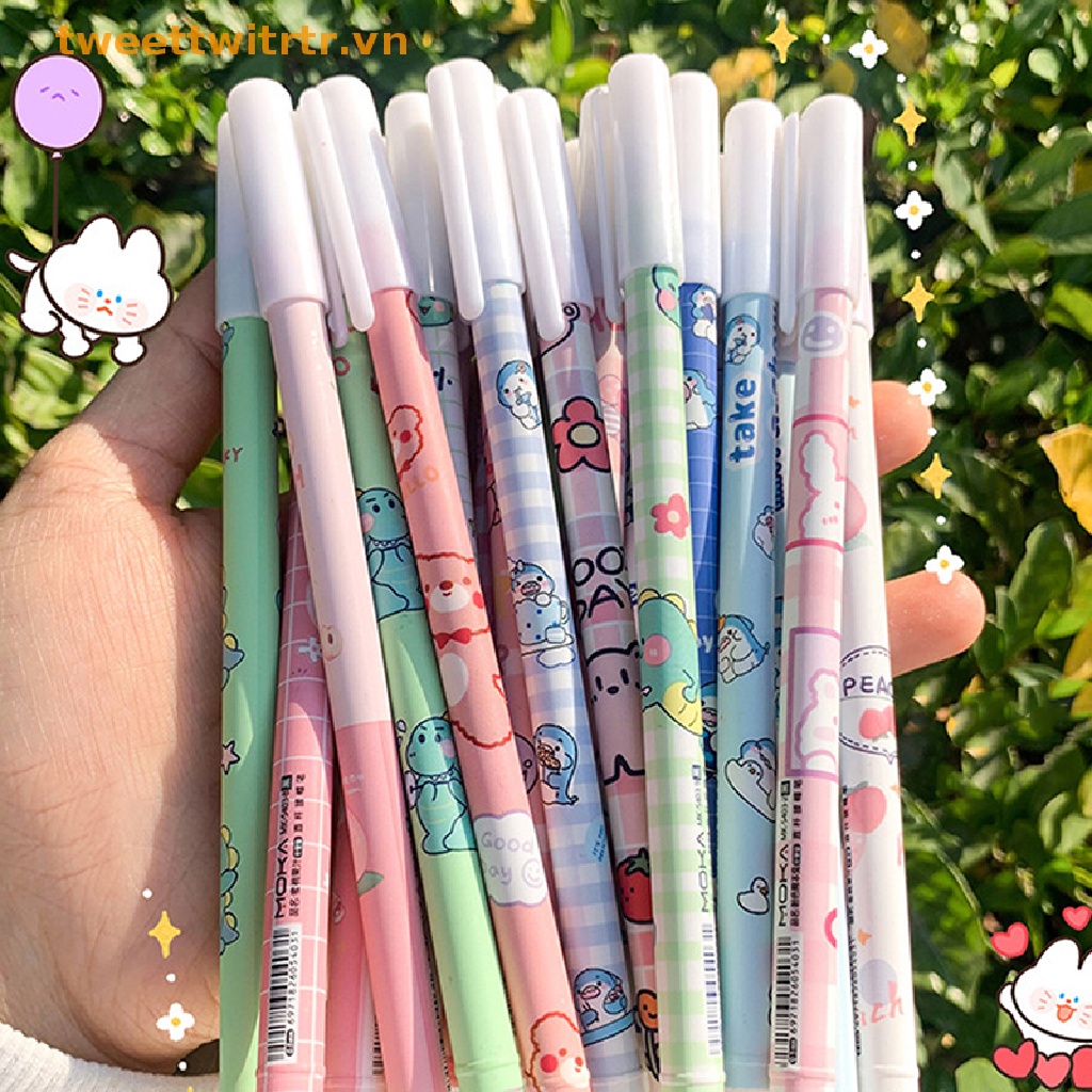 Set 6 Bút Bi Ngòi 0.5mm Có Thể Tẩy Xóa Màu Xanh Dương