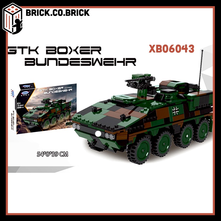 Lắp Ráp Mô Hình Xe Thiết Giáp Quân Sự Đồ Chơi Xếp Hình GTK Boxer Bundeswehr Xe Tăng Đức Marder XB06043