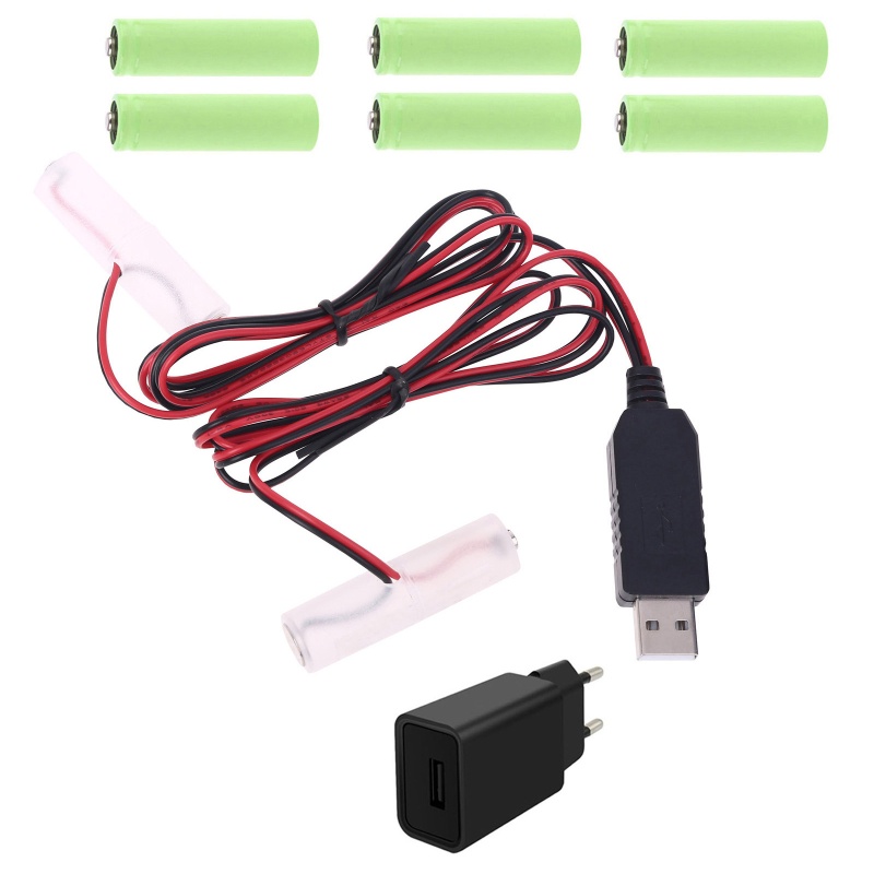 Dây Cáp AA Cho Bộ Đàm Có Thể Thay Thế 1-4x AA Có Đèn LED Phong Cách Giáng Sinh