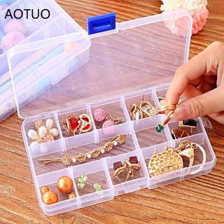 Hộp nhựa trong suốt 10 / 15 / 24 đựng đồ trang sức đa năng chất lượng cao