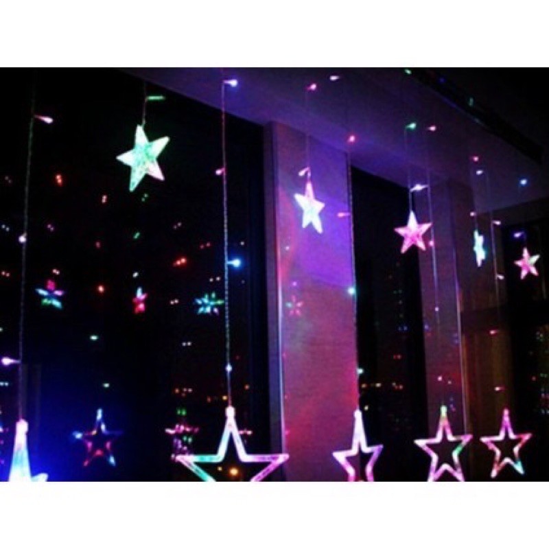 Đèn nháy trang trí hình ngôi sao bóng LED dài 5m