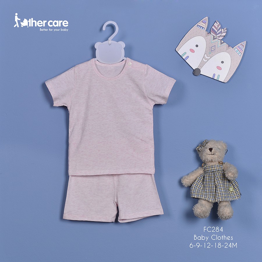 Bộ Quần áo FatherCare Cài vai CT - Hình hoa FC284