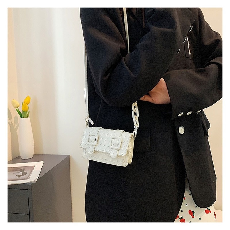 Túi Xách Đan Len Màu Trơn NB00299