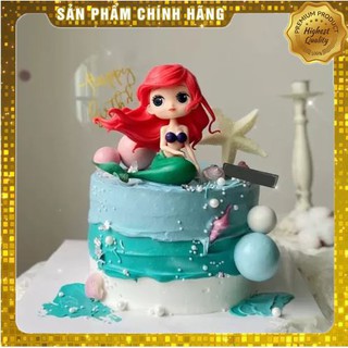 Nàng tiên cá trang trí bánh kem,búp bê trang trí bánh kem,làm đồ chơi,quà tặng cho bé gái