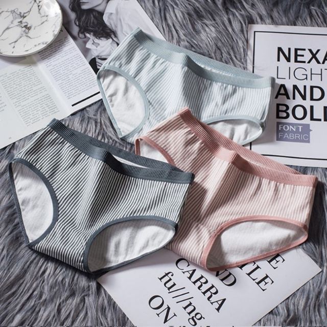 Set 10 Quần Cotton Tăm Kẻ Mềm ,Mịn mã 031