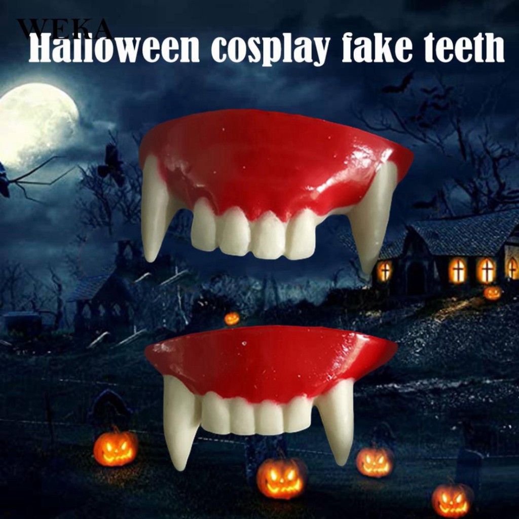 VAMPIRE 1 Hàm Răng Ma Cà Rồng Hóa Trang Halloween Cho Bé