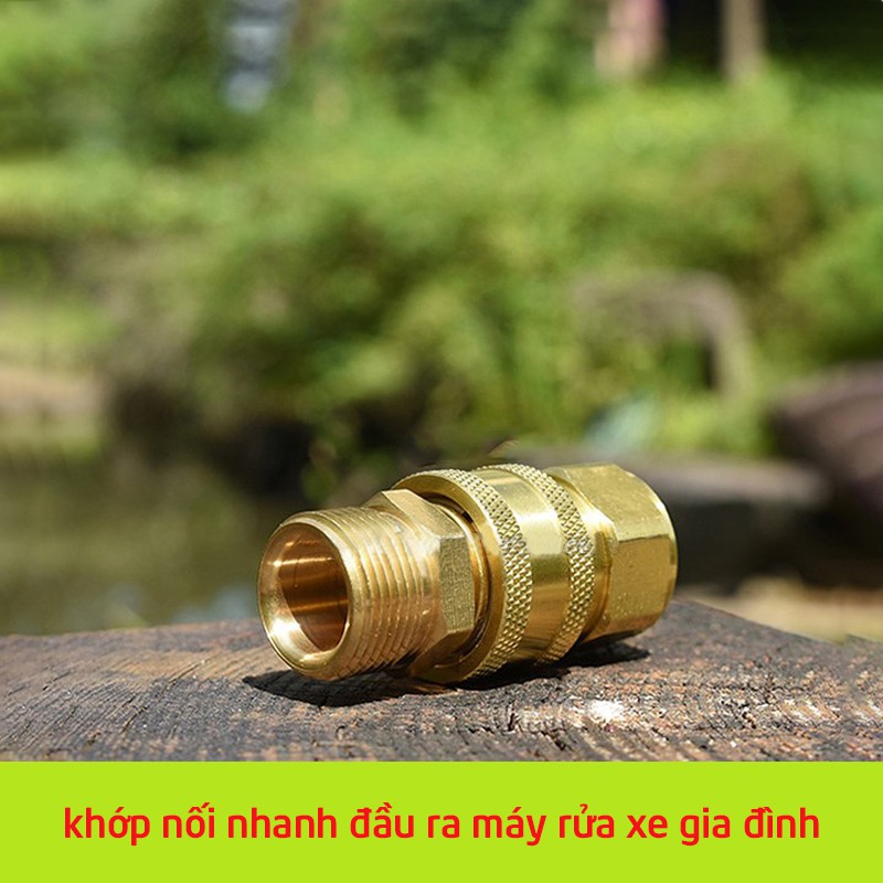 Bộ khớp nối nhanh đầu ra cho máy rửa xe áp lực cao, đầu nối nhanh đầu ra cho máy xịt rửa cao áp, máy rửa xe C0004-3