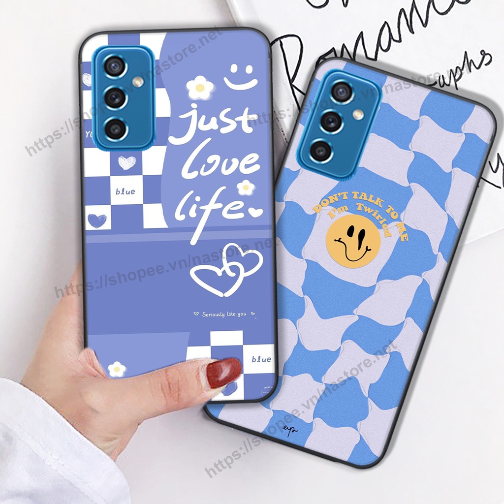 Ốp lưng Samsung M52 5G trái tim mặt cười, gấu cute thể thao cá tính