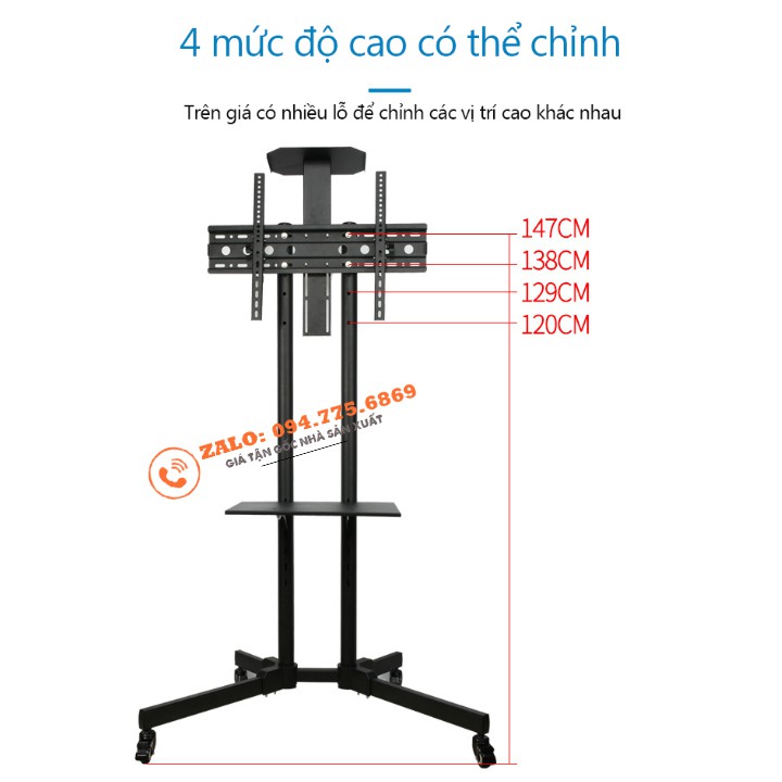 Giá Treo Tivi Di Động 1500 32 - 55 Inch - Giá Treo Tivi Sử Dụng Cho Phòng Họp Hội Nghị [ Rẻ Hơn NB AVA1500 ]