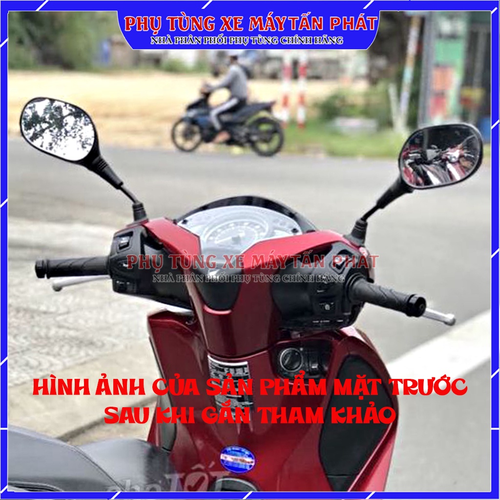 Bộ Gương kính Chiếu Hậu Xe Máy SH Việt 2012-2013-2014-2015-2016 Chính Hãng Honda