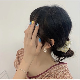 CỘT TÓC SCRUNCHIES - HOẠ TIẾT HOA XINH