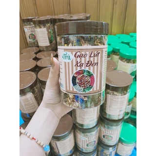 Trà gạo lứt xạ đen hàng đu 500gr ( ảnh thật shop e chụp)