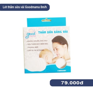 MIẾNG LÓT THẤM SỮA BẰNG VẢI HỘP 8 MIẾNG