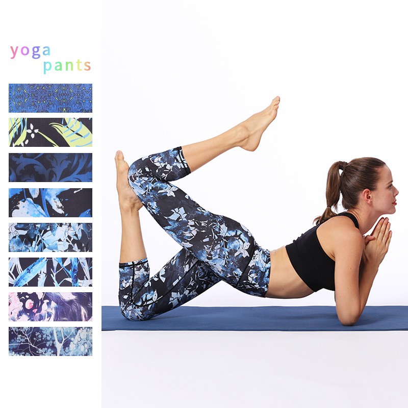 Quần tập leggin NuciFera cao cấp vân đá, cạp cao gen bụng tập Gym, yoga, Aerobic