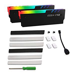Set 2 Bộ Tản Nhiệt Ram 5v Rgb Ddr3 Ddr4 - Màu Đen | BigBuy360 - bigbuy360.vn