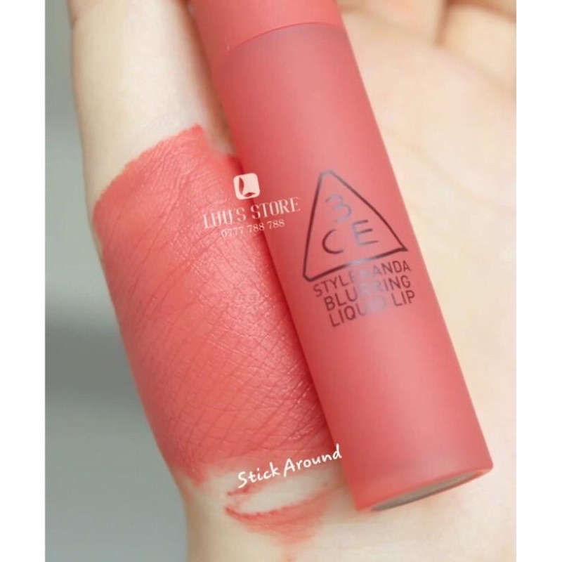 Son kem 3CE Blurring Liquid Lip Stick Around