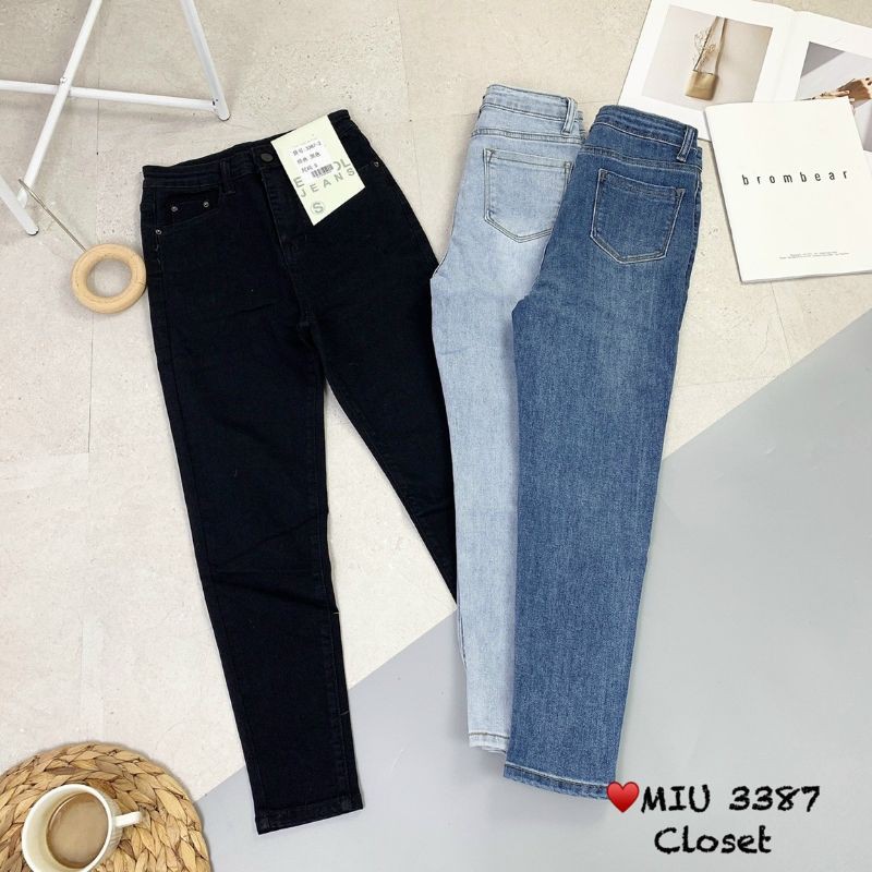Quần jean ôm túi đậm hàng QCL1