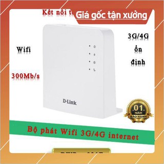 Bộ phát Wifi 3G/4G D-Link DWR - 921E kết nối được đến 32 thiết bị dùng CAMERA hay tàu xe