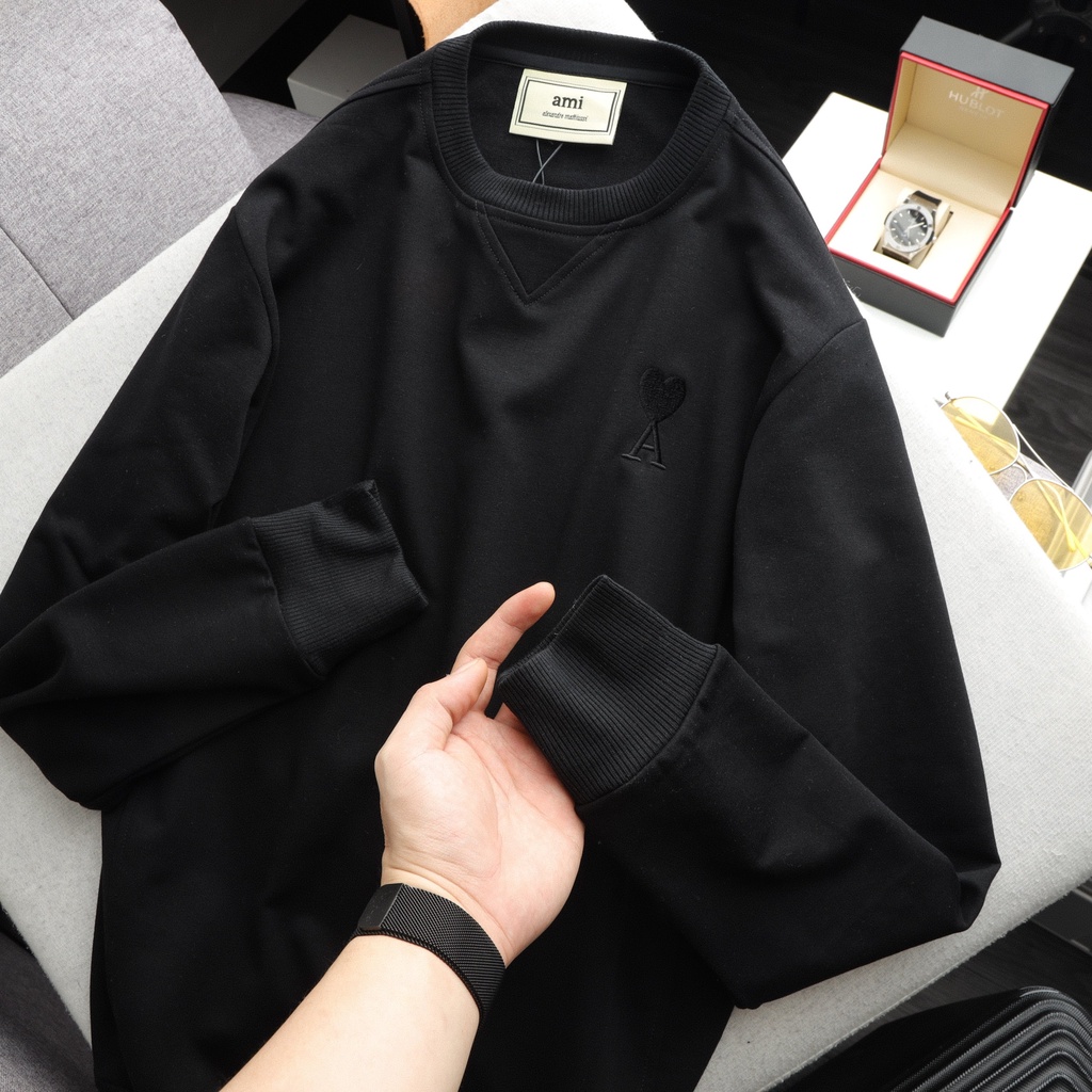 Áo Sweater Nam Nỉ Da Cá Màu Pastel , Áo Sweater Form Rộng Unisex Bigsize ( 50kg - 100kg ) - 3bros Quần Áo Xuất Khẩu