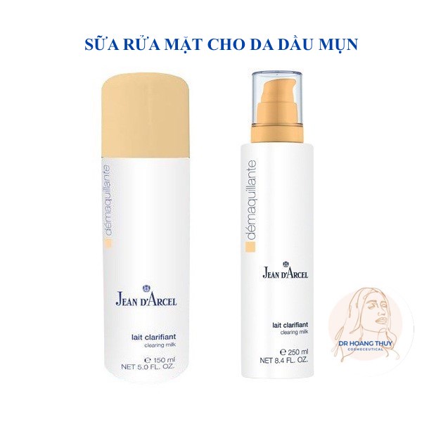 ✅ Sữa Rửa Mặt Jean D'Arcel Clearing Milk Cho Da Dầu Mụn