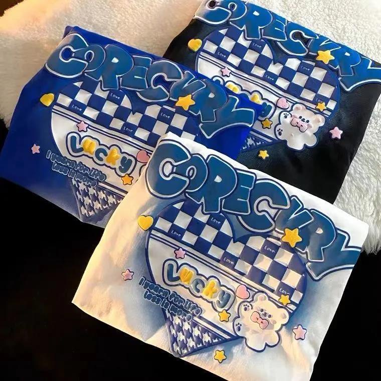 Áo Thun COZOK Ngắn Tay Dáng Rộng Thời Trang Cá Tính Dễ Phối Đồ