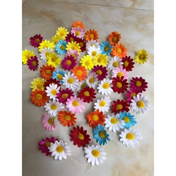 Bịch 50 ->100 Đầu Bông Cúc My siêu xinh_ hoa cúc giả trang trí