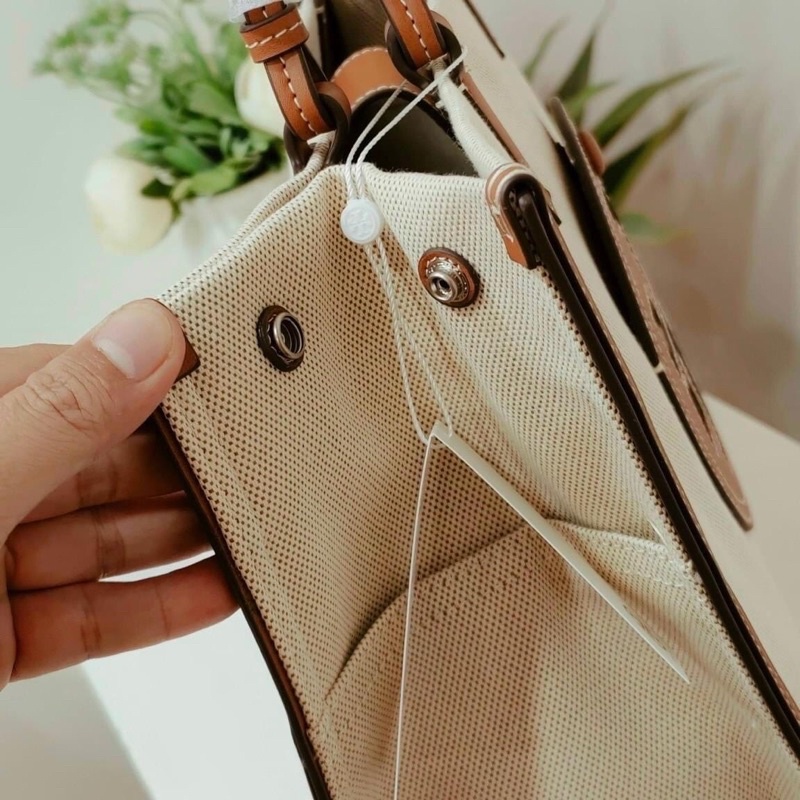 Túi Tote tory burch canvas