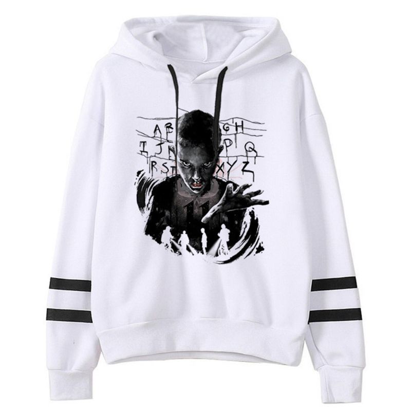 Áo Hoodie Tay Dài In Họa Tiết Cho Nữ