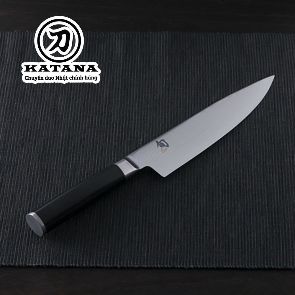 Dao bếp Nhật cao cấp KAI Shun classic Chef thép Damascus 69 lớp DM0706 (200mm)