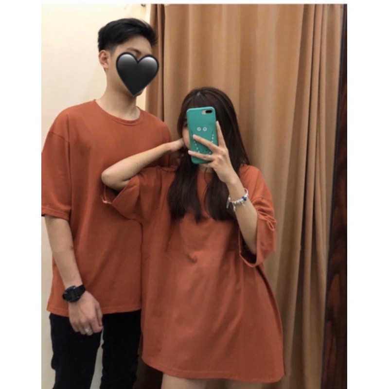 ÁO THUN TAY LỠ COUPLE UNISEX BASIC - ÁO THUN TAY LỠ TRƠN - TEE BASIC