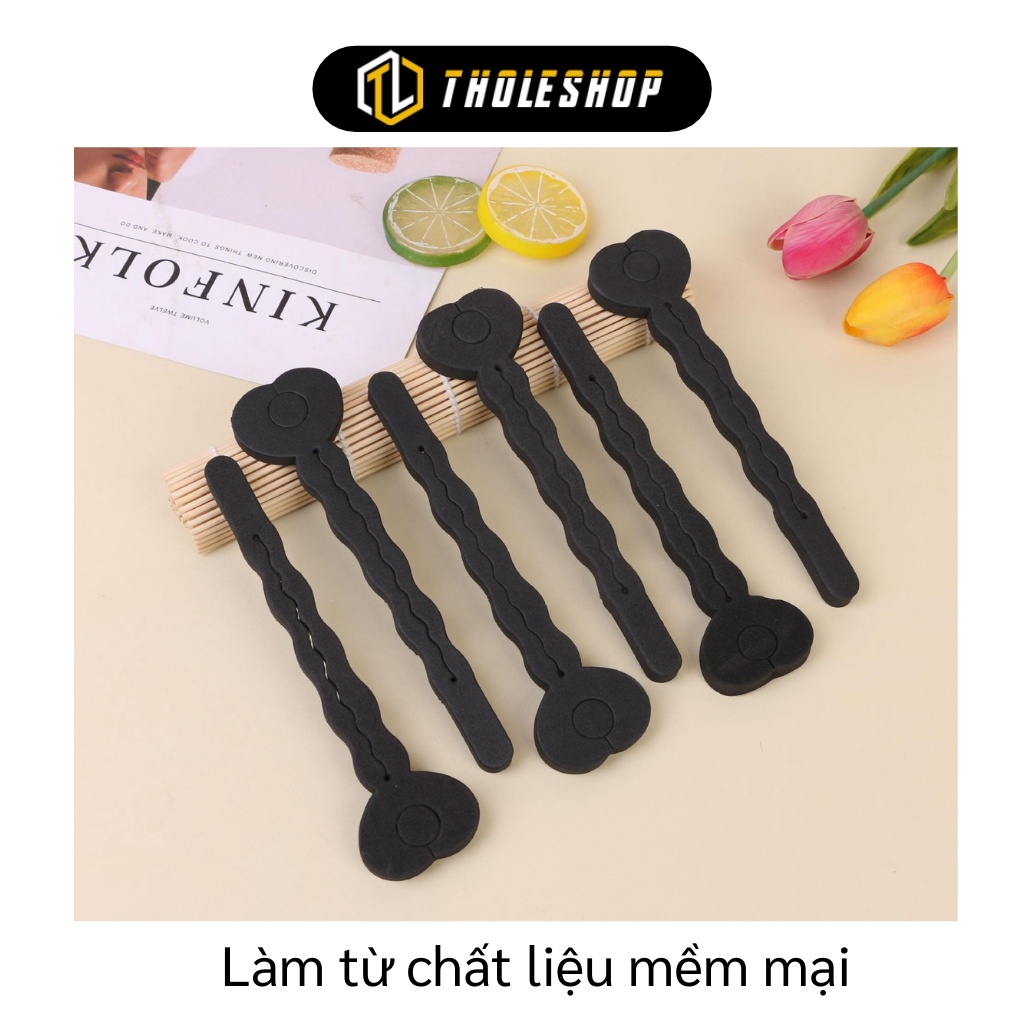 Lô Uốn Tóc - Bộ Uốn Tóc Chìa Khóa, Cây Tạo Lọn Tóc Mềm Mại, Không Hư Hại Tóc 5690