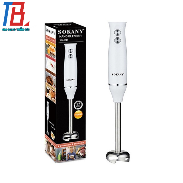 Máy xay cầm tay Sokany SK-1809 Công suất 200W đa năng xay cháo ăn dặm cho bé, chọn mẫu dưới phân loại