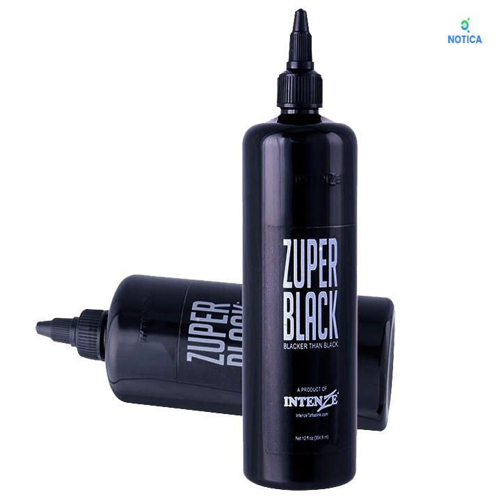 Mực xăm Black Zuper Siêu Đen - Chai 360ml