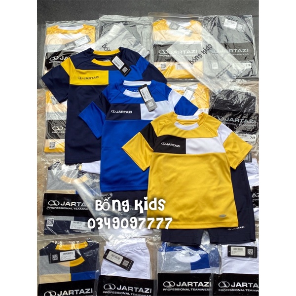 Bộ Hè Bé Trai Thể Thao Phối Màu Jartazi(quần giao ngẫu nhiên)