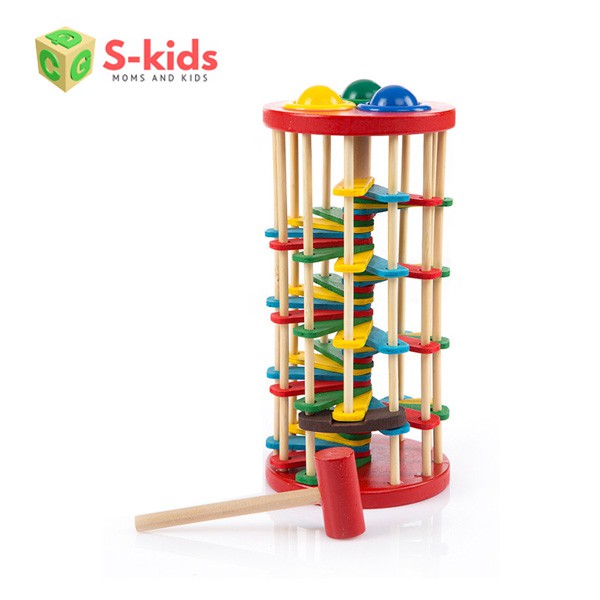 Đồ Chơi Gỗ S-Kids, Đập Banh Lốc Xoáy