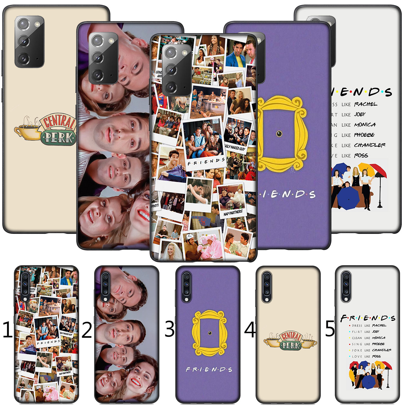 Samsung Galaxy S21 Ultra S8 Plus M31 M51 A11 A31 A51 S21+ S8+ S21Plus Phone Case Soft Silicone Casing funny friends TV