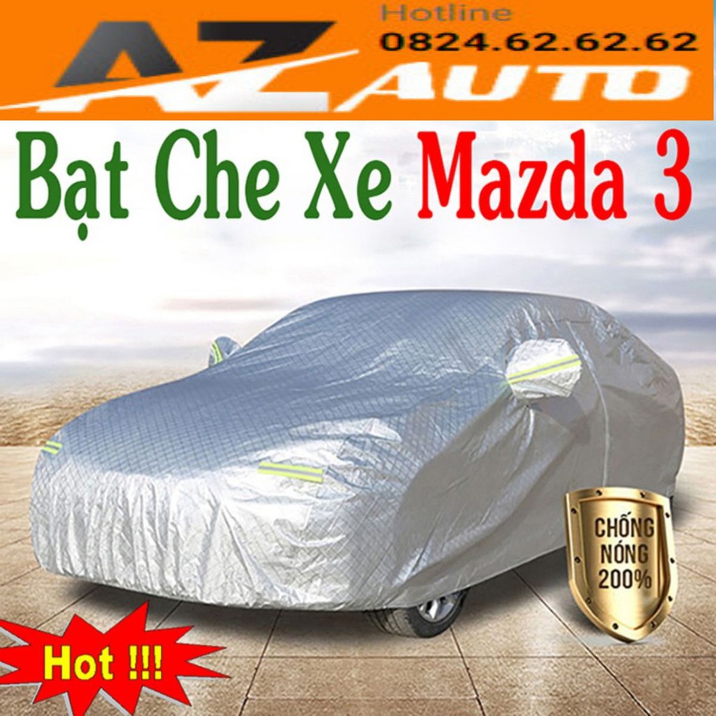 Bạt phủ xe hơi 3 lớp cho xe Mazda 3