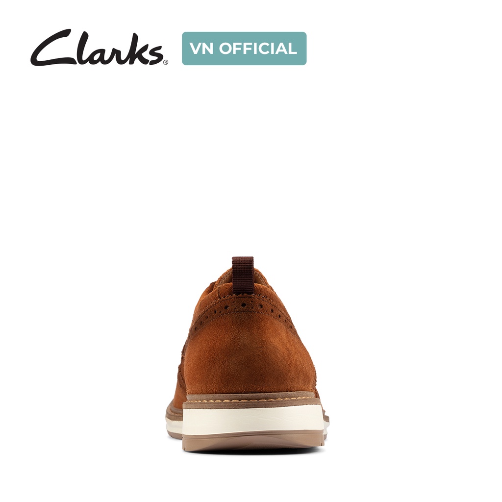 Giày buộc dây nam CLARKS Chantry Wing màu nâu